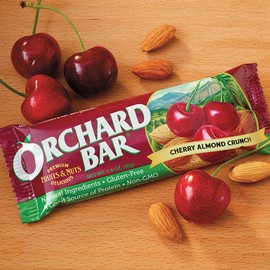 Orchard Bars Non-GMO Fruit & Nut, Cherry Almond, 1.4 Oz, Pack of 12