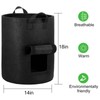 OPPOLIFE 6-Pack 10 Gallon Potato Grow Bags with Flap Window,
