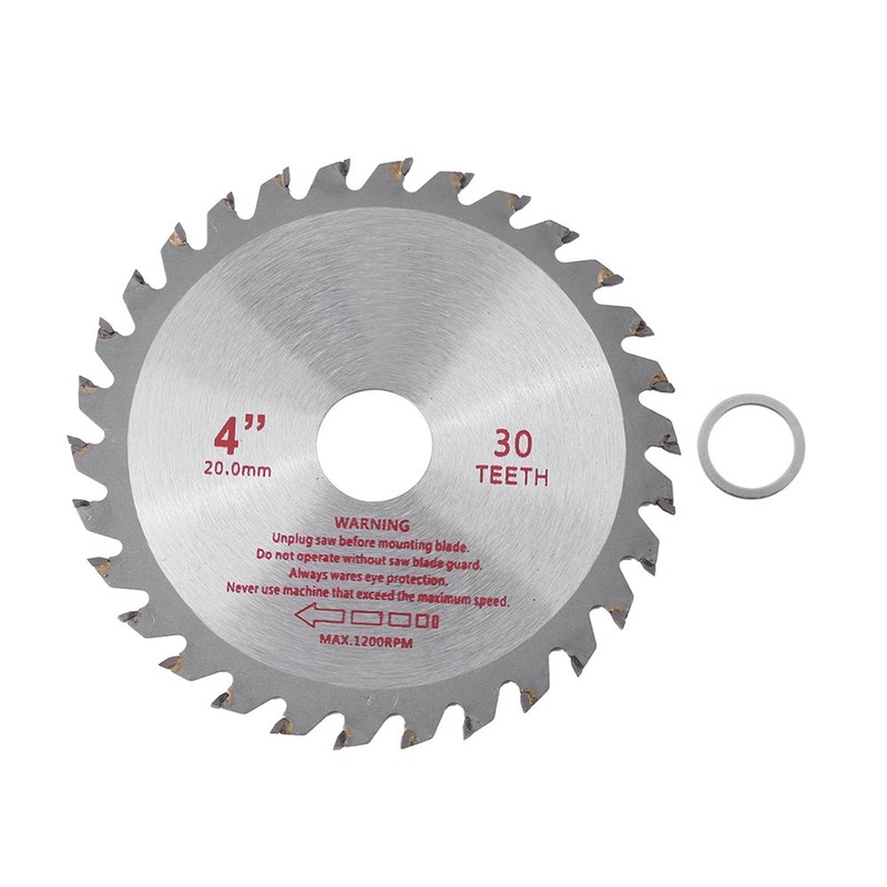 4inches 30T Teeth Cemented Carbide Circular Saw Blade Cutting Disc