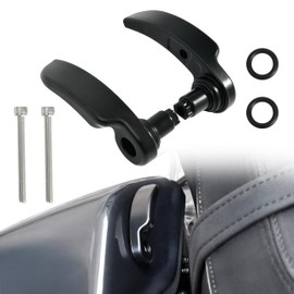 VEISUTOR Saddlebag Latch Lever for Harley CVO Road Street Glide 2023-2025, Black Aluminum Saddle Bag Lid Lifters FLHX FLTRX FLTRXSTSE 2024-2025 Accessories