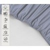 Sloomo Jersey Fitted Sheet, 100% Cotton, Soft & Breathable Bed