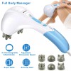 Electric Massager Handheld Full Body Percussion Massager Double Head Vibrating