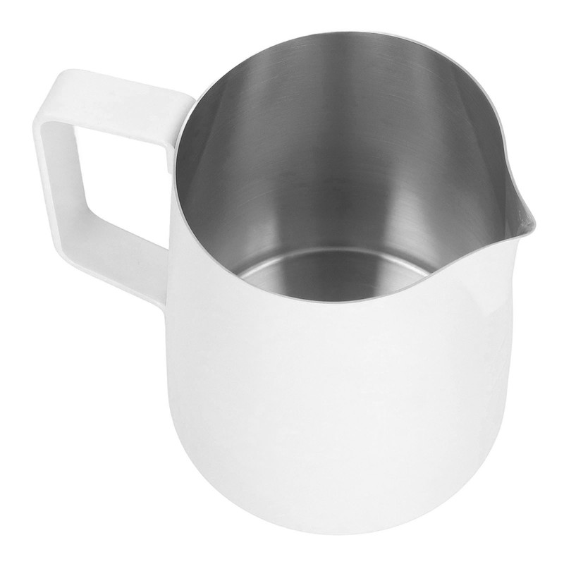 Milk Frothing Pitcher 500ml 304 Stainless Steel Milk Jug Beveled
