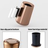 YOJIA 2.1 Gallon/8L Bathroom Trash Can, Rose Gold Metal Trash