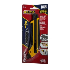 OLFA 18mm 3/4” Heavy-Duty All-Purpose Utility Snap-Off Knife (LA-X)