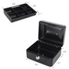 Small Lock Box with Money Tray, Cash Box for Kids,
