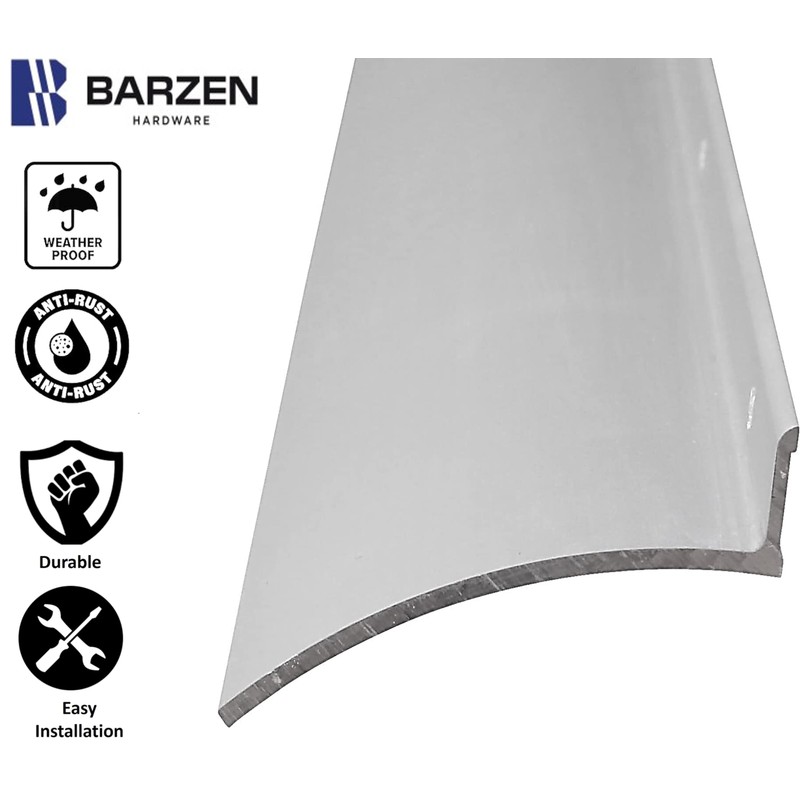 Barzen Aluminum Door & Window Rain Drip Guard, 40″ Length