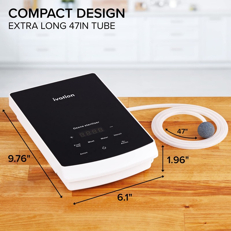 Ivation Multipurpose Ozone Sterilizer for Air & Water | Portable