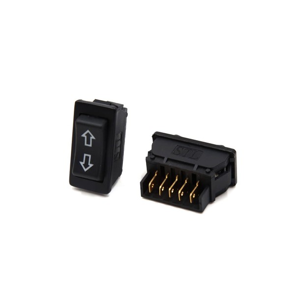 Uxcell rokka-suittimasuta- Universal 5 Pins Car Power Window kontoro-ruon/Off Spst