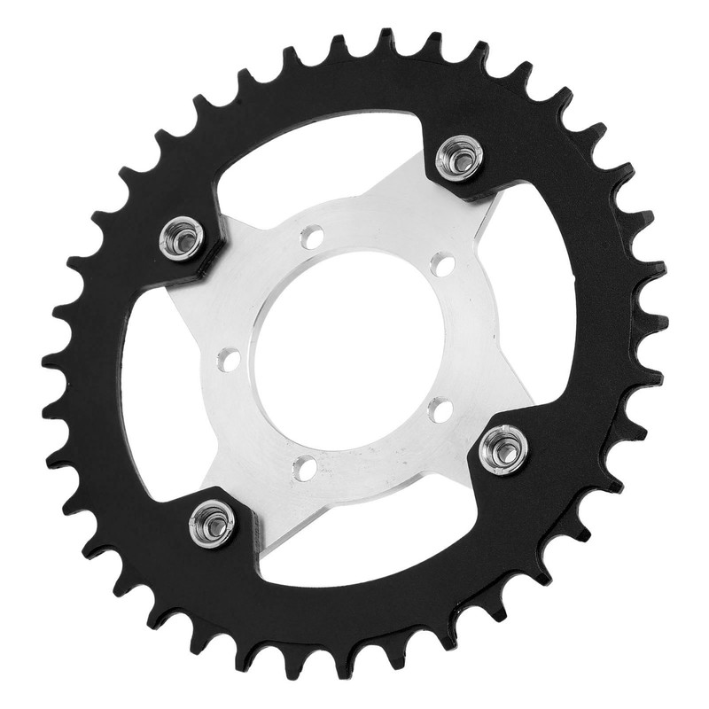 104BCD Electric Bike Chainring and Adapter 38T Aluminum Alloy CNC