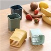 Cup Slicers Set: Green & Yellow, 2-Piece Fruit & Vegetable