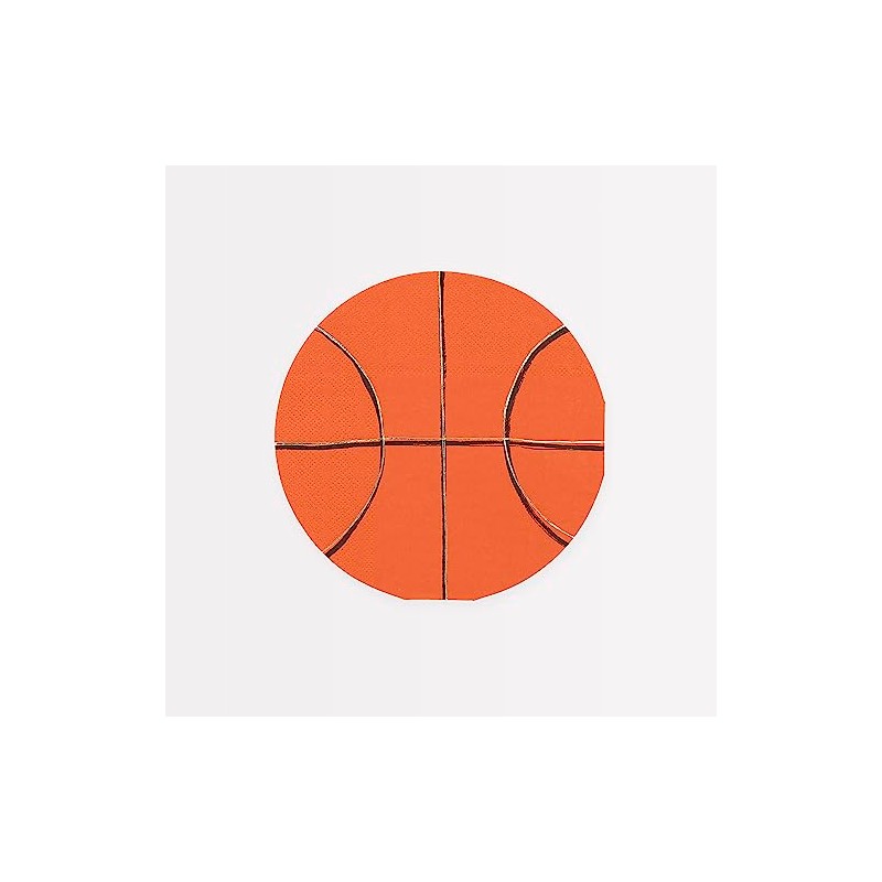 Meri Meri Servilletas de baloncesto (paquete de 16)