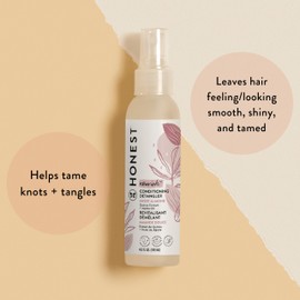 The Honest Company The Honest Company Conditioning Hair Detangler | Leave-in Conditioner + Fortifying Spray | Tear-free, Cruelty-Free, Hypoallergenic | Almond Nourishing, 4 fl oz