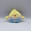 Squishmallows 2022 Aimee The Chick Overalls Backpack Clip 3.5" Soft