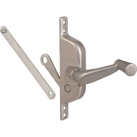 Prime-Line H 3548 Jalousie Operator, 3-1/2 In. Link, Aluminum, Crank Handle (Single Pack)