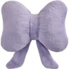 2Pcs Purple Bow Pillow, Throw Pillows Soft Bow Decorative Pillows,