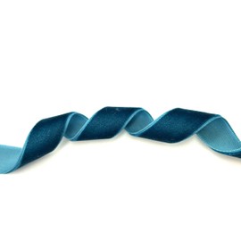 5Yards Navy Blue Velvet Ribbon for Gift Wrapping,Hair Bows, Wedding DIY Craft Home Decorating5/8Inch