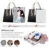 BestoU Women's Large Black Handbag, Modern Women's Handbag Large Shoulder