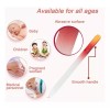 Luotivon Lima De Uñas De Cristal Para Manicure Profesional (2piezas)