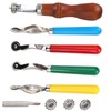 5Pcs Leather OverStitch Marking Wheel Handcrafted Scribe Point Make Tool