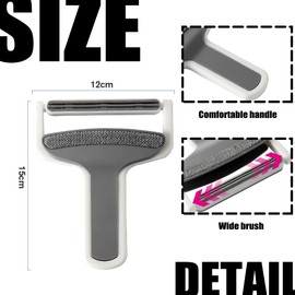 Aieino Tierhaarentferner 3-in-1 - Fusselentferner Wiederverwendbare Katze Hund Fellbürste Tragbare Reinigungswerkzeuge für Kleidung, Bettwäsche, Teppiche, Teppiche, Sofa, Treppen, Möbel, Autos