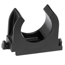 Pipe Clip 25 mm Black Pack of 100