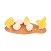 Dilwe Farm Chicken Animal Toy, 4 Portable Realistic Chicken Figures,