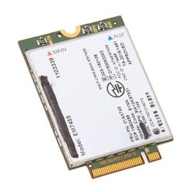 Tarjeta de Red 4G LTE, Aleación de Aluminio Tarjeta de Módulo 4G LTE Portátil, EM7455 Módulo de Tarjeta de Red Inalámbrica Compatible con Multibanda de 300 Mbps para Thinkpad T460