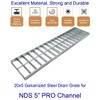 DuuMuut Galvanized Steel Drain Grate 20x5 in for NDS 5"