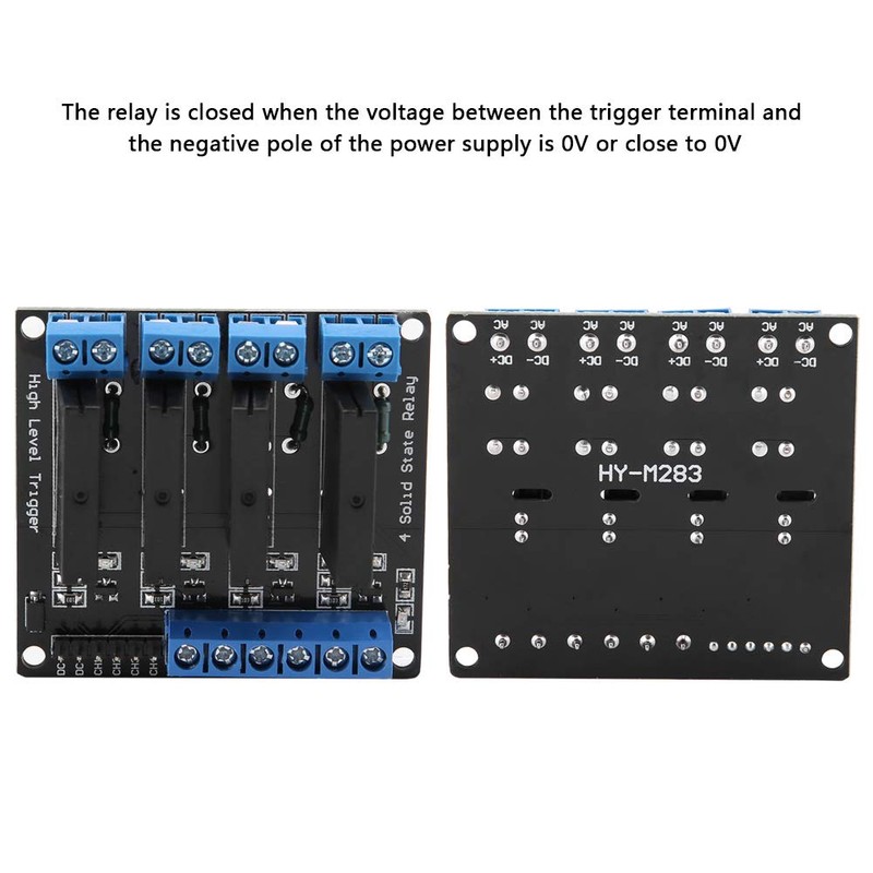 Solid State Relay Module 4 Channel Relay Module DC AC