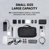 HEXCAL Tech Pouch - Water-Resistant Electronics Travel Organizer with 20+