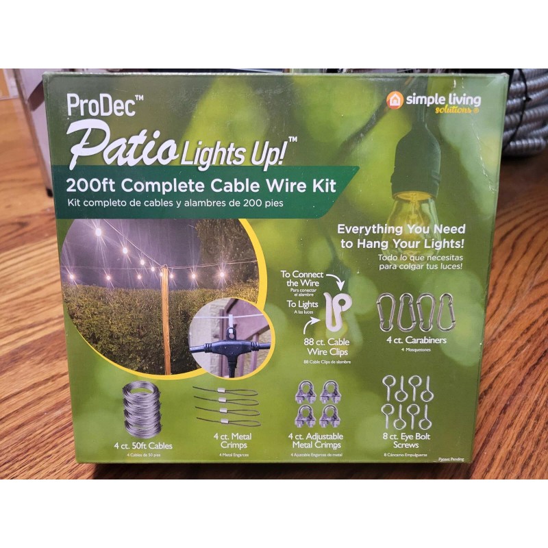 ProDec (1) New ProDec 200 Ft Patio / Porch Cable
