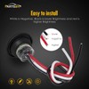 Partsam 10 Pcs 3/4 Inch Amber Round LED Lights, DOT