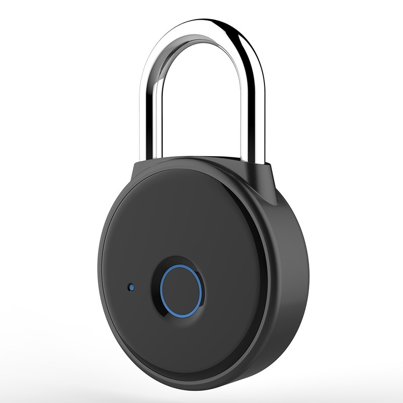 W08 Smart Fingerprint Padlock USB Rechargeable Security Lock IP65 Waterproof