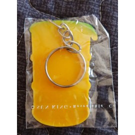 Toxic Waste Hazardously Sour Candy Promotional Rubber Keychain (NEW)