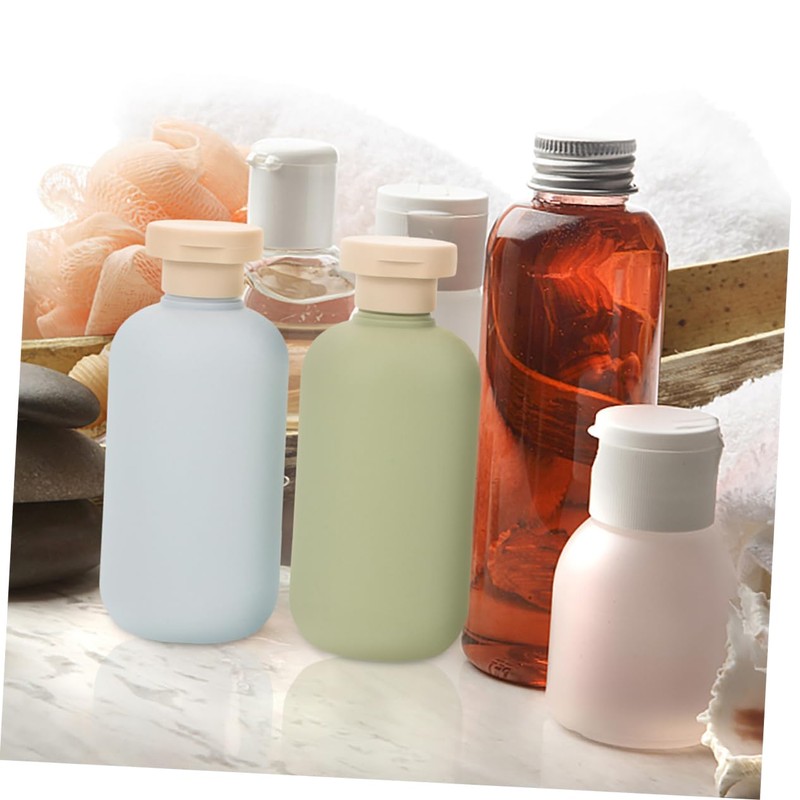 SAFIGLE 200ml Multi-purpose Travel Bottles Refillable Shampoo Conditioner Lotion Dispensers