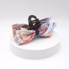 (2 types) Burnaby Elegance Scarf 3-tier Ribbon Pincer Pin Scarlet