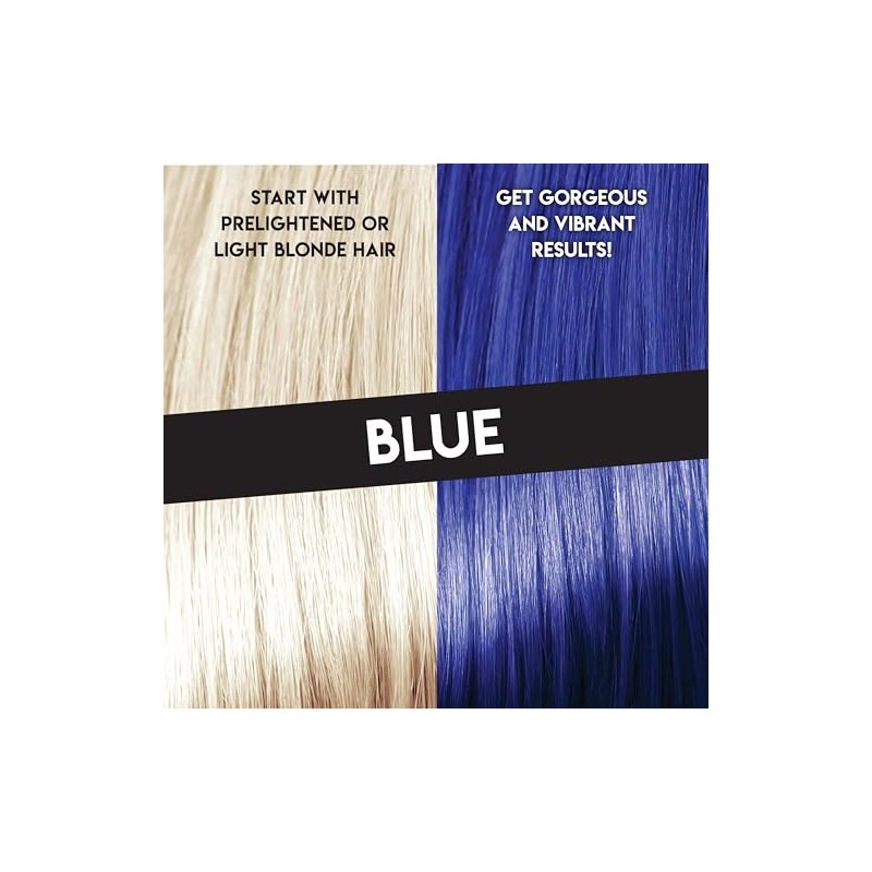 Color Lux Tinte semipermanente para el cabello Direct Vibes, azul,
