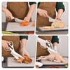 Professional Kitchen Scissors for Food,Poultry Shears Heavy Duty with Serrated