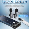 3 in 1 Wireless Lavalier Microphone for iPhone, iPad, Android,