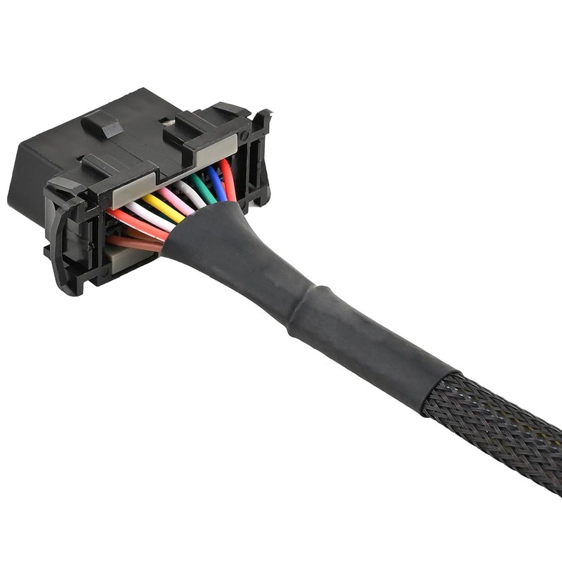 JUTA OBD2 J1962 Female to Open Pigtail Cable Bracket 16PIN