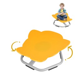 Dollate Swivel Chair for Kids, Autism Kids Swivel Chair Sensory, Sit and Spin Spinning Chair, Carousel Spin Sensory Chair, Load Bearing 220 Pounds Elephant Spinning Chair for Training Kids Balance