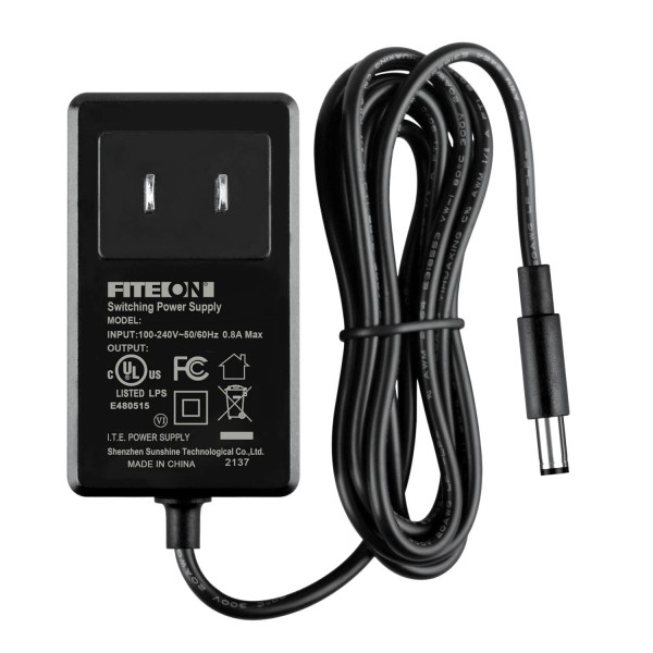 Fite ON UL 12V AC Adapter Charger for Night Owl