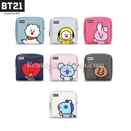 BT21 PU Square Pouch [M] 1ea [BT21 x MONOPOLY], Type:SHOOKY