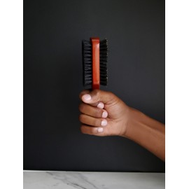 WavEnforcer Barber Series Double-Sided Fade & Military Boar Brush Set