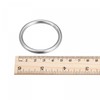 sourcing map 316 Stainless Steel Round Ring Welded O-Rings 30mm(1.18")