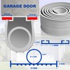DGSL Garage Door Seals Bottom Rubber Weather Stripping Sealing Strip
