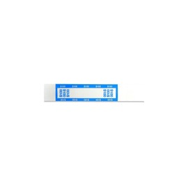 CONTROLTEK $100 Currency Strap, White/Light Blue, 1000/Pack (560019)