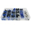 NPTSSFe Pneumatic Push-to-Connect Fittings Kit, 53 Pieces Quick Release Air