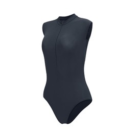 Dance Elite Dance Leotards For Women - Allure - Embroidered Floral Back Panel Leotard for Women Dance (Dark Grey Cap Sleeves, Child XL)